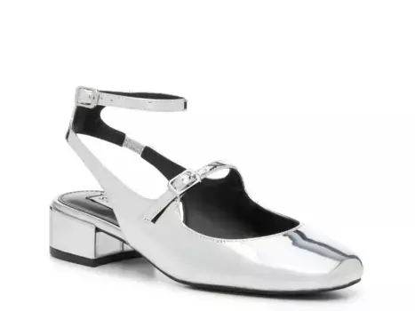 Кроссовки Spektor Mary Jane Steve Madden, Silver Metallic Synthetic