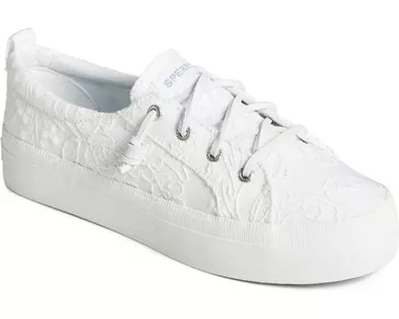 Кроссовки Sperry Crest Vibe Platform, цвет White Lace