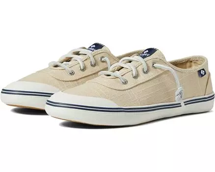 Кроссовки Sperry Lounge 2 Lace-Up Linen, цвет Light Tan