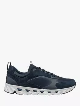 Кроссовки spherica ecub-4 из смесовой замши Geox, темно-синий