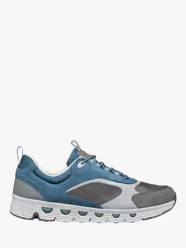 Кроссовки spherica ecub-4 из смесовой замши Geox, цвет Dark Grey/Avio