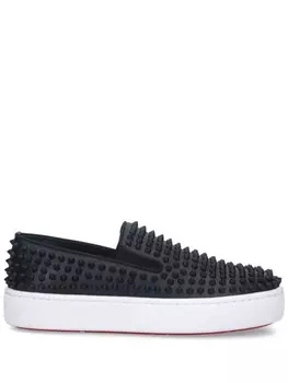 Кроссовки Spikeboat Christian Louboutin, черный