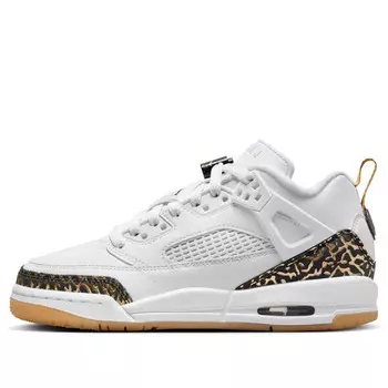 Кроссовки spizike low 'white black metallic gold' Air Jordan, белый