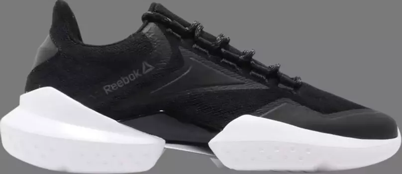 Кроссовки split fuel 'black true grey' Reebok, черный
