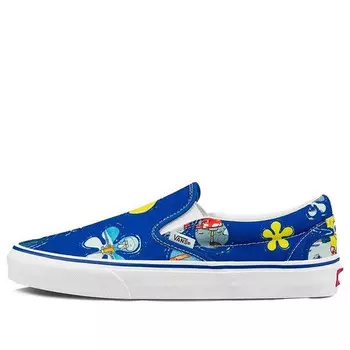 Кроссовки spongebob squarepants x classic slip-on 'alohabob' Vans, синий