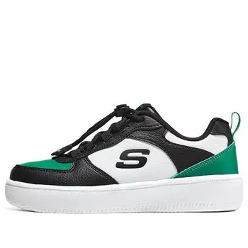 Кроссовки sport court 92 'black green white' Skechers, черный
