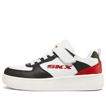 Кроссовки sport court 92 'black red' Skechers, черный