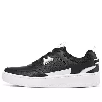 Кроссовки sport court 92 'black white' Skechers, черный
