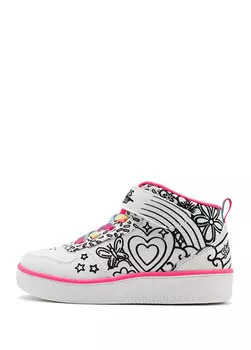 Кроссовки Sport Court 92 для девочек Skechers, мультиколор