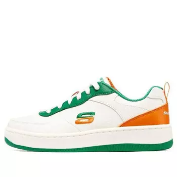 Кроссовки sport court 92 'white green orange' Skechers, белый