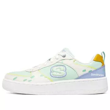 Кроссовки sport court 92 'white green' Skechers, белый