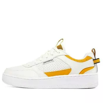 Кроссовки sport court 92 'white orange' Skechers, белый