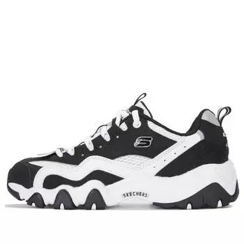 Кроссовки sport d'lites 2.0 shoes 'black white' Skechers, черный