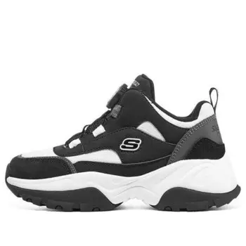 Кроссовки sport shoes 'black grey white' Skechers, черный