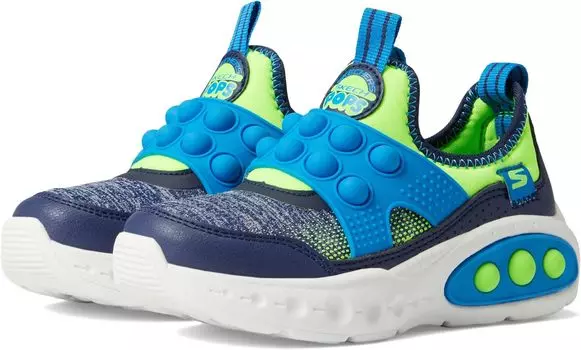 Кроссовки Sport-Skech Pops 402170L SKECHERS KIDS, цвет Navy/Lime
