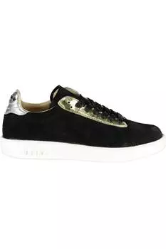 Кроссовки спортивные Diadora женские, черный / золотой / серебряный