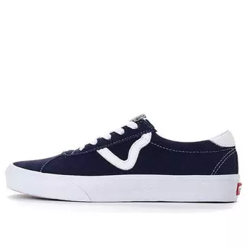 Кроссовки sports sneakers dark-blue dark blue Vans, синий