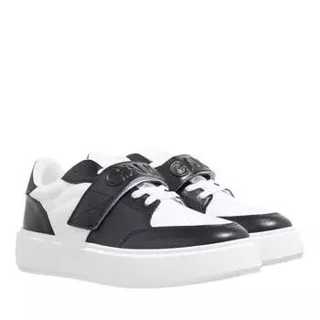 Кроссовки sporty mix cupsole low top black/white Ganni, черный