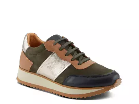 Кроссовки Spring Step Compter, темно-зеленые/многоцветные