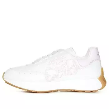 Кроссовки sprint runner 'white pink' Alexander Mcqueen, белый