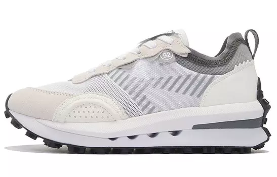 Кроссовки Square Circle V2 Lifestyle женские с низким верхом, стандартные, белые/облачно-белые Lining