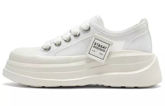 Кроссовки ST & SAT Saturday Skateboarding Shoes Women's Low-top, черный