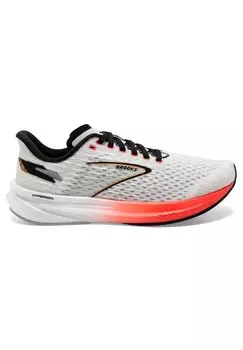 Кроссовки Stability Hyperion Brooks, цвет white fiery coral orange