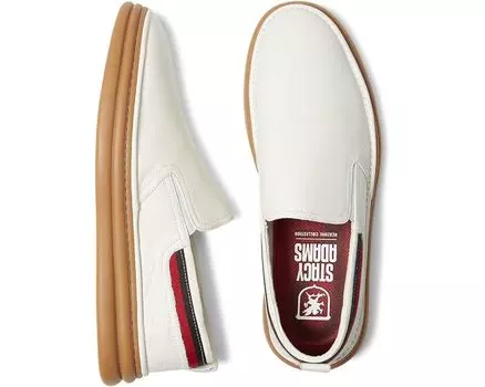 Кроссовки Stacy Adams Delmar Slip-On Sneaker, белый