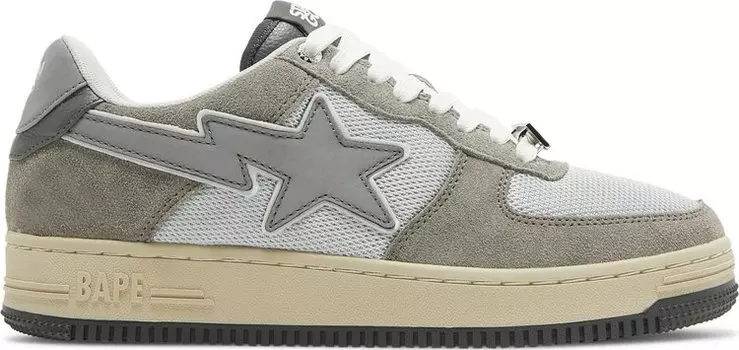 Кроссовки Stadium Goods x Bapesta Lexington Grey, серый