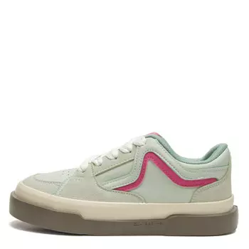 Кроссовки STAE Skateboarding Shoes Women's Low-top, черный/зеленый