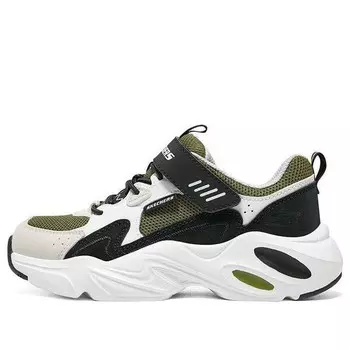 Кроссовки stamina airy 'black olive green' Skechers, белый