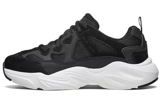 Кроссовки Stamina Airy Chunky для мужчин с низким верхом, черного/белого цвета Skechers