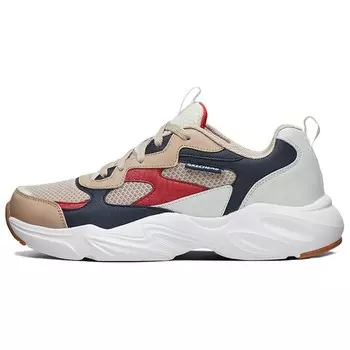 Кроссовки Stamina Airy Chunky для мужчин с низким верхом, синие/коричневые/белые Skechers