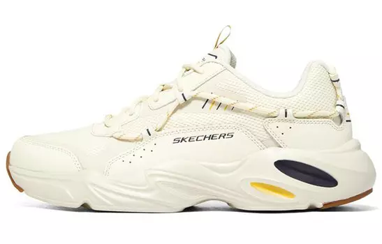 Кроссовки Stamina Airy Chunky для мужчин с низким верхом молочно-белого цвета Skechers