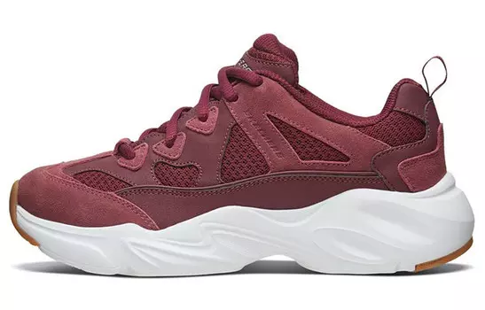 Кроссовки Stamina Airy Chunky женские низкие бордовые Skechers
