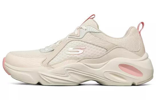 Кроссовки Stamina Airy Chunky женские низкие молочно-белые Skechers