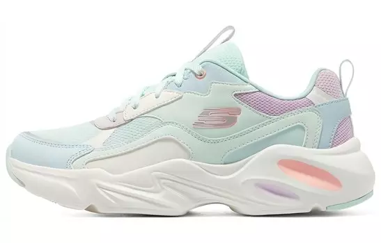 Кроссовки Stamina Airy Chunky женские низкие мятно-зеленые Skechers