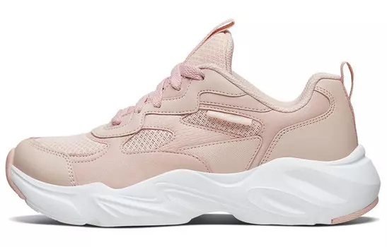 Кроссовки Stamina Airy Chunky женские низкие розовые/белые Skechers
