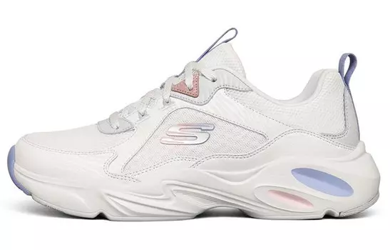 Кроссовки Stamina Airy Chunky женские с низким верхом, белые/фиолетовые Skechers