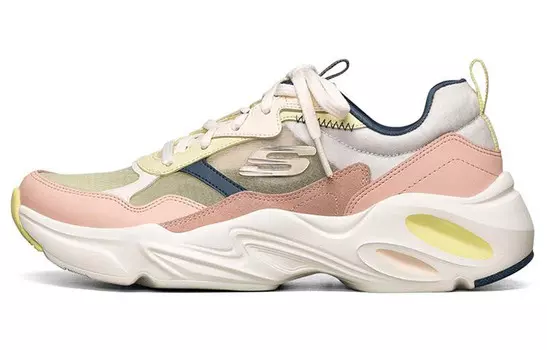 Кроссовки Stamina Airy Chunky женские с низким верхом, натуральные Skechers