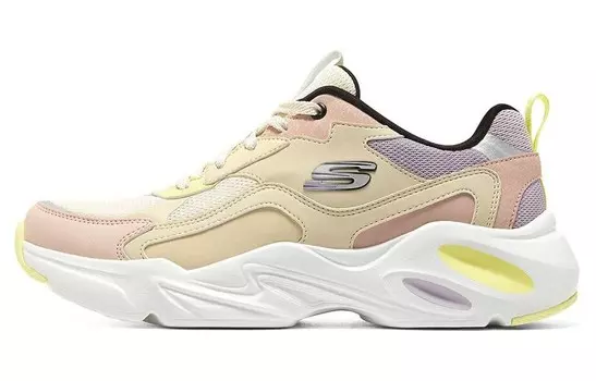 Кроссовки Stamina Airy Chunky женские с низким верхом, натуральные Skechers