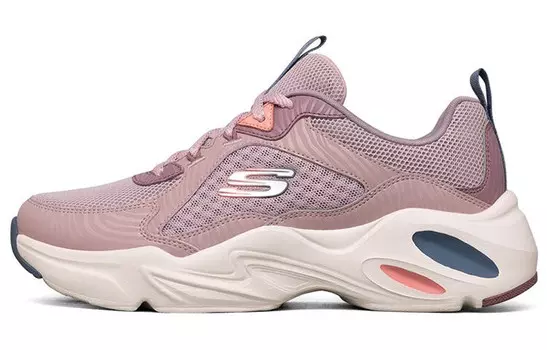 Кроссовки Stamina Airy Chunky женские средней высоты розового цвета Skechers