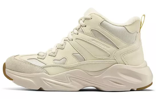 Кроссовки Stamina Airy Chunky женские высокие молочно-белые Skechers