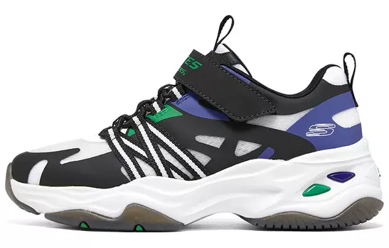 Кроссовки Stamina Airy Kids Lifestyle GS Low-top, черные/белые Skechers