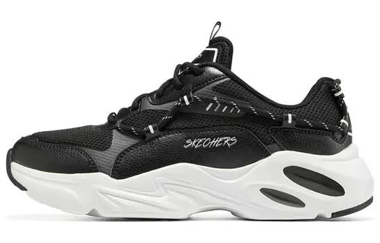 Кроссовки Stamina Airy Lifestyle женские с низким верхом, черные/белые Skechers