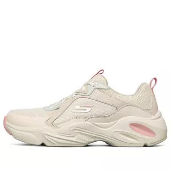 Кроссовки stamina airy low top running shoes cream-white Skechers, белый