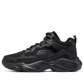 Кроссовки stamina airy 'triple black' Skechers, черный