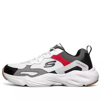 Кроссовки stamina airy 'white grey red' Skechers, белый