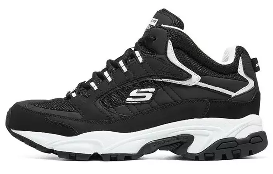Кроссовки Stamina Chunky мужские низкие черные/белые Skechers