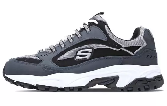 Кроссовки Stamina Chunky мужские низкие черные/серые Skechers